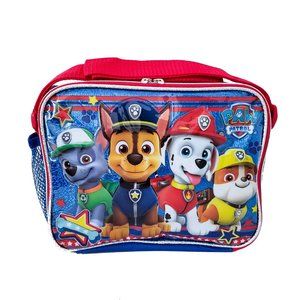 Paw Patrol Lunch Box Kids Lunch Bag Boys Girls Unisex School Lunchbox Blue Red